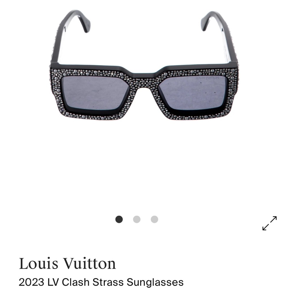 Louis Vuitton 2023 class strass Black Crystal Sunglasses - Picture 6 of 7